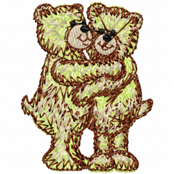 Teddy Embroidery Design 12